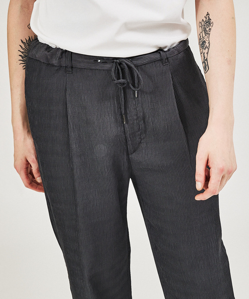 「AH ABAHOUSE」 スラックス 46 ダークグリーン メンズ_画像7