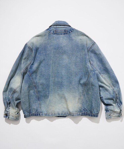 NAUTICA（ノーティカ） デニムジャケット MEDIUM オフホワイト メンズ