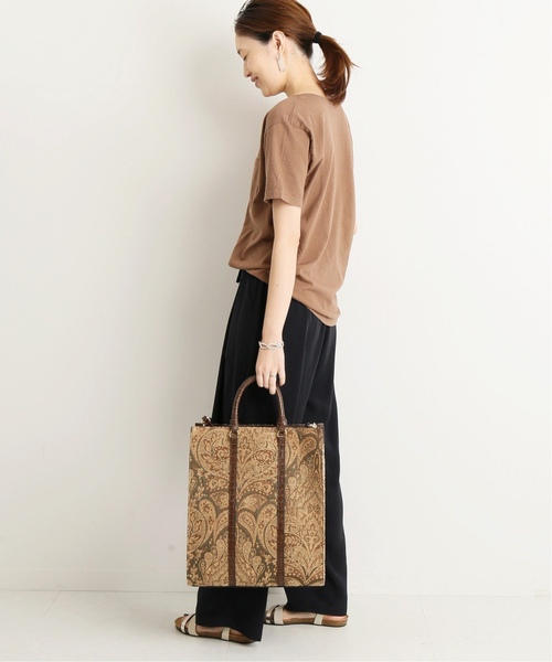 「SLOBE IENA」 イージーパンツ FREE カーキ レディース_画像9