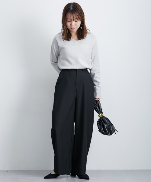 「nissen」 パンツ - グレー レディース_画像8