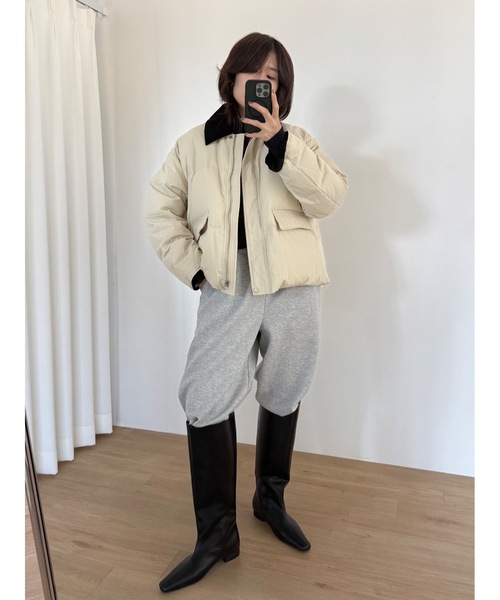 Didot.showroom ブーツ 「DIDOT.」ワイドシャフトロングブーツ