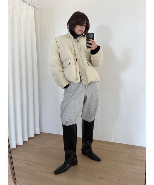 Didot.showroom ブーツ 「DIDOT.」ワイドシャフトロングブーツ