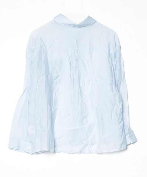 「flower」 長袖シャツ FREE ブルー レディース_画像2