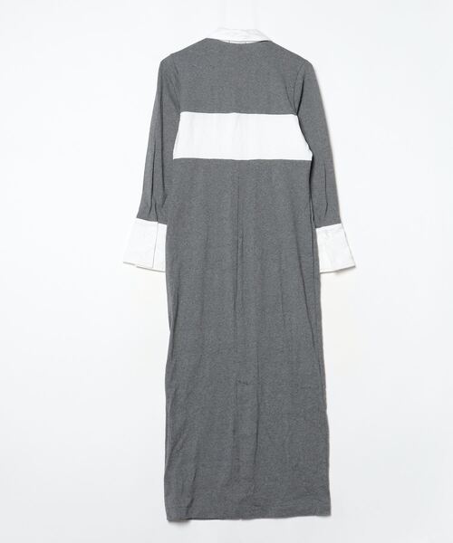 「POLO BCS」 長袖ワンピース SMALL グレー レディース_画像2