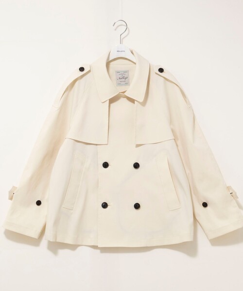 新品　NOLLEY'S ノーリーズ　トレンチコート NOLLEY'S(ノーリーズ)のNMPウォッシャブルロングトレンチコート通販