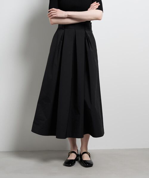 LANVIN en Bleu スカート タフタタックフレアスカート : ZOZOTOWN