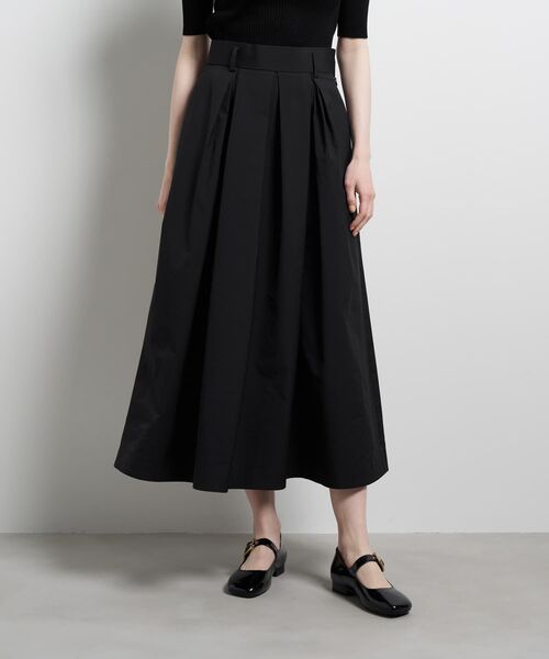 LANVIN en Bleu スカート タフタタックフレアスカート : ZOZOTOWN
