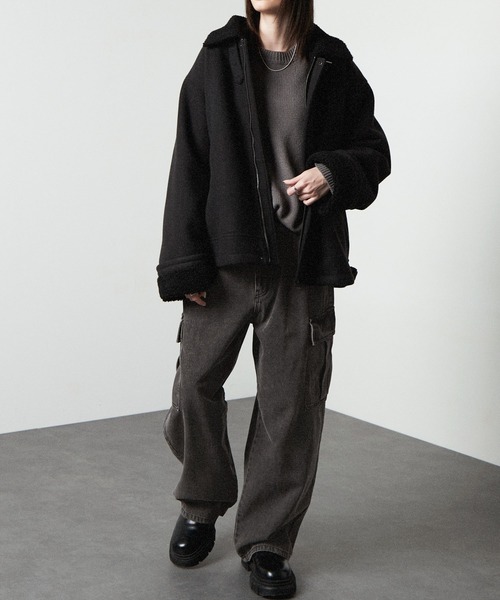 「Alfred Alex」 カーゴパンツ S グレー メンズ_画像7