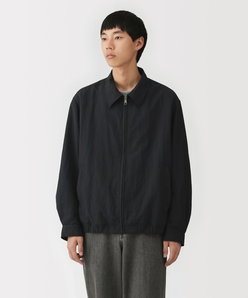 無印良品（MUJI） ブルゾン アウター 紳士 撥水ジップアップブルゾン