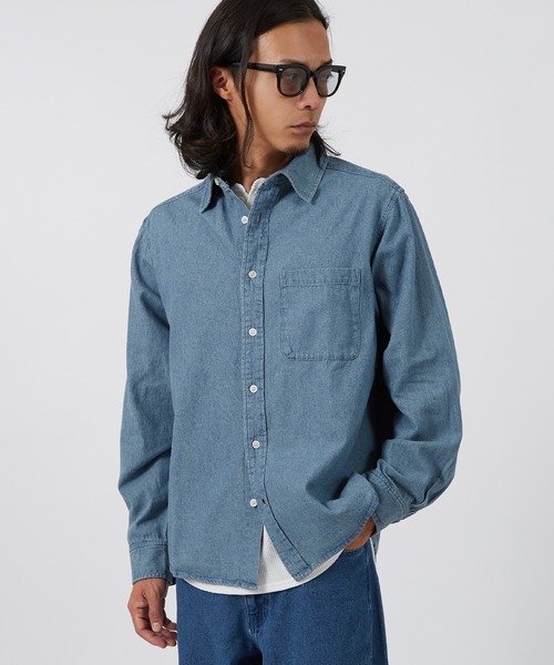 improves（インプローブス） シャツ 6oz デニム シャツ メンズ