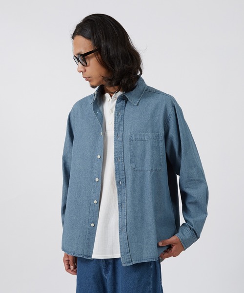 improves（インプローブス） シャツ 6oz デニム シャツ メンズ