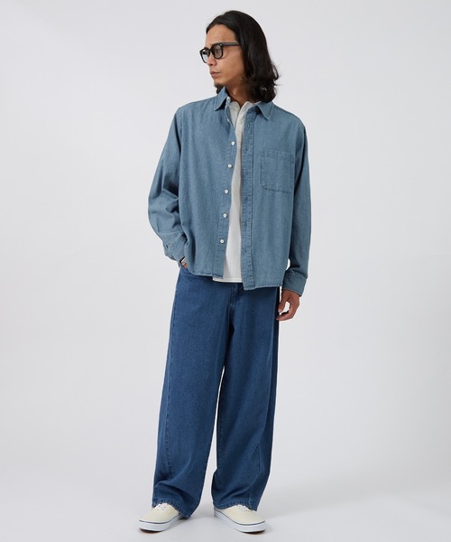 improves（インプローブス） シャツ 6oz デニム シャツ メンズ