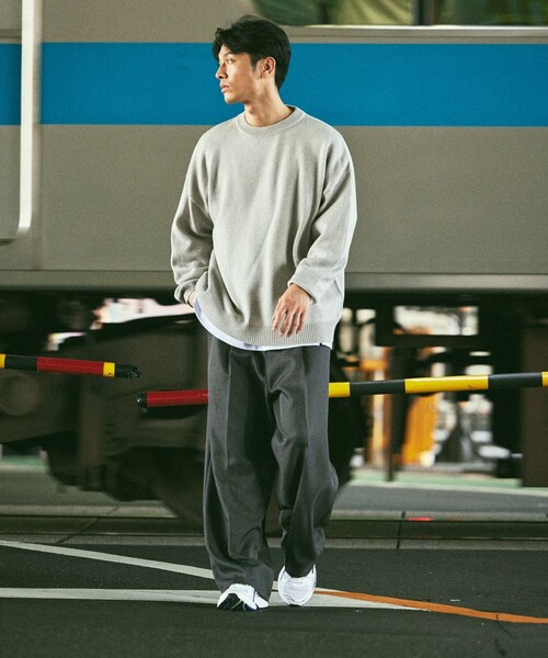 「FREAK'S STORE」 長袖ニット SMALL ブラック メンズ_画像8