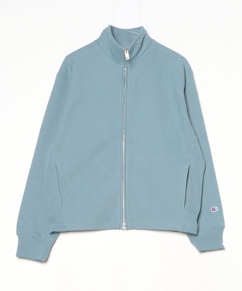 「Champion」 カーディガン「monkey timeコラボ」 X-LARGE コバルトブルー メンズ