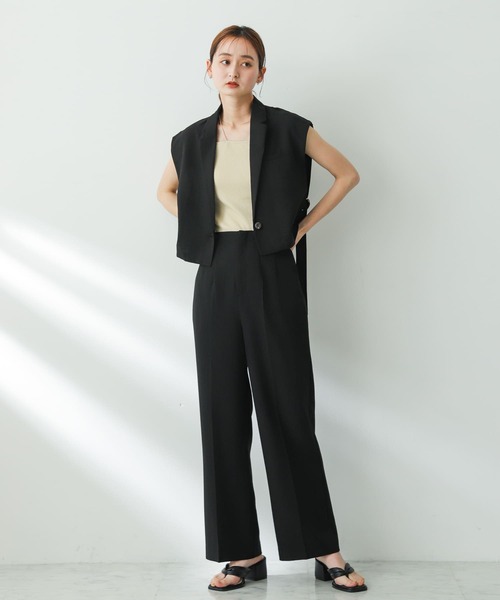 「SENSE OF PLACE by URBAN RESEARCH」 パンツ LARGE ライトベージュ レディース_画像8