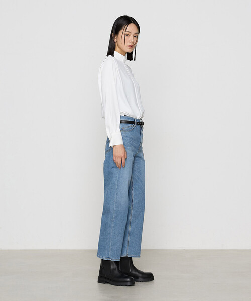 「K.T KIYOKO TAKASE」 長袖ブラウス 9号 ボルドー レディース_画像2