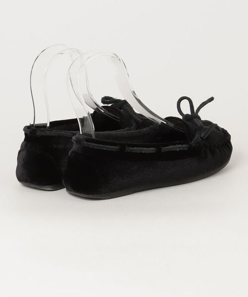 「Minnetonka」 モカシンシューズ 37 ブラック レディース_画像2