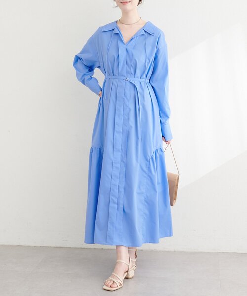 natural couture シャツワンピース 「osono」こだわりマルチWAYシャツ