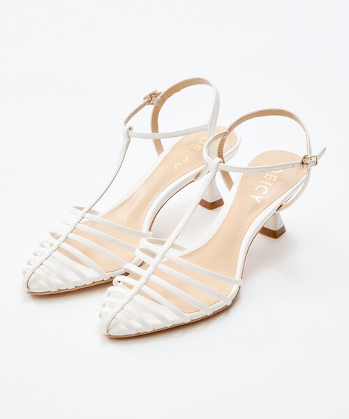 「DEICY」 ヒールサンダル L レッド レディース_画像5