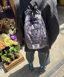 デイバック リュック ナイロンドット柄リュック...の詳細画像4