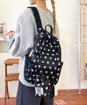 デイバック リュック ナイロンドット柄リュック...の詳細画像2
