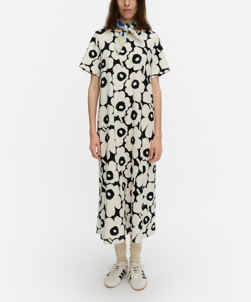 お値引き本日限り✨美品✨Marimekko（Unikkoワンピース） marimekko（マリメッコ） ワンピース Pisteinen Unikko / Dress