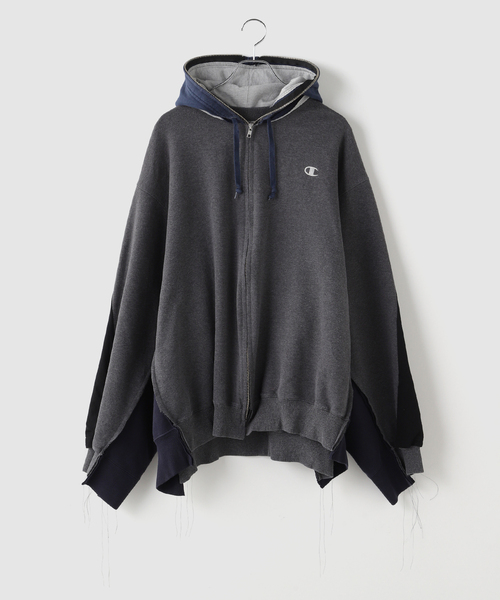 DISCOVERED（ディスカバード） パーカー Band Tee Dolman Zip Hoodie
