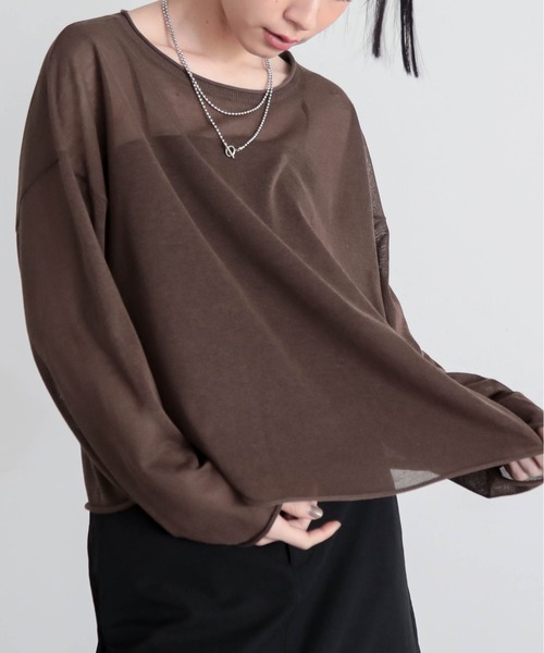 for/c（フォーシー） ニット セーター シアーニットトップス