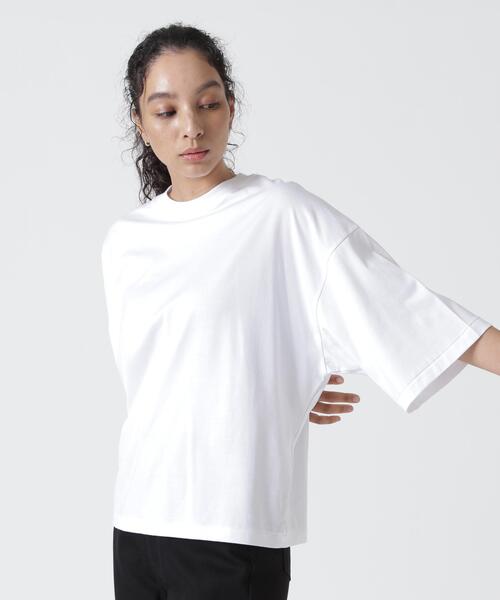 【約50%OFF】ATON Tシャツ ゆったり 白 ATON（エイトン） tシャツ SUVIN 60/2 | WIDE SLEEVE T-SHIRT