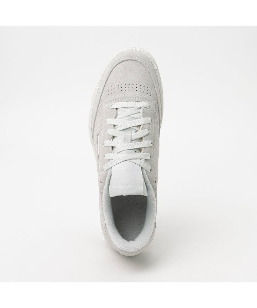「Reebok」 ローカットスニーカー 24.5cm ライトグレー メンズ_画像3