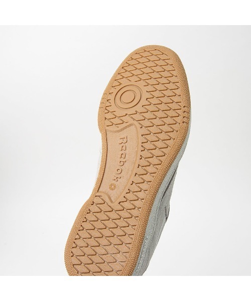 「Reebok」 ローカットスニーカー 24.5cm ライトグレー メンズ_画像4