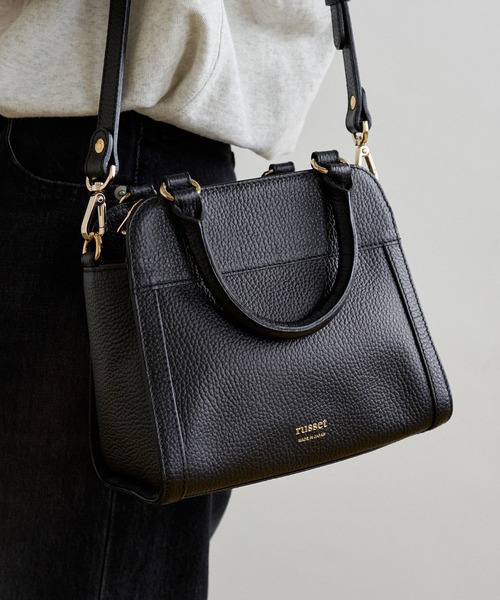 「russet」 2WAYバッグ FREE ブラック レディース