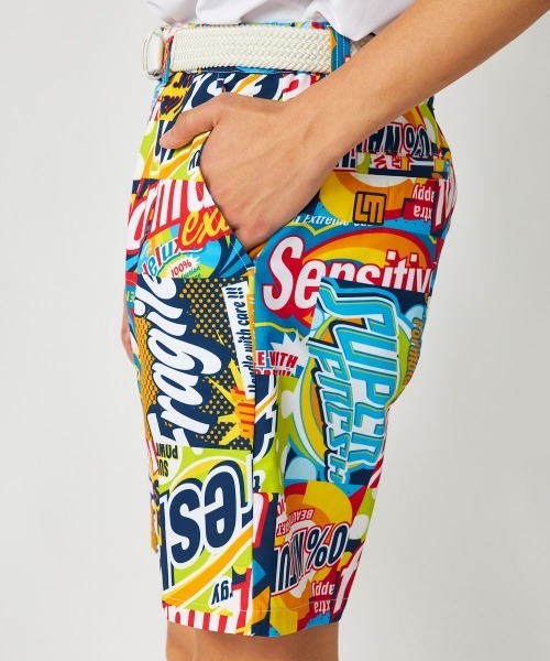 パンツ 「Loudmouth:ラウドマウス」総柄ショートパンツ ゴルフ メンズ