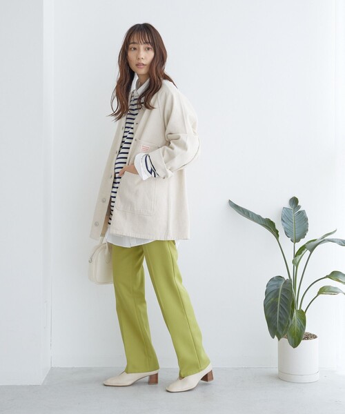 「FREAK'S STORE」 デニムジャケット「PENNEYSコラボ」 フリ- ネイビー レディース_3