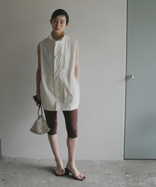 なー様　アンヌーク　ジレ anuke（アンヌーク） ベスト ジレ Standcollar Pocket Vest レディース