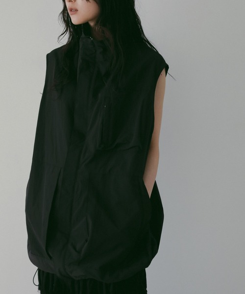 なー様　アンヌーク　ジレ anuke（アンヌーク） ベスト ジレ Standcollar Pocket Vest レディース