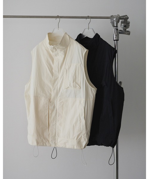 anuke（アンヌーク） ベスト ジレ Standcollar Pocket Vest レディース