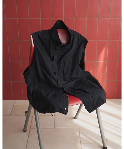 anuke（アンヌーク） ベスト ジレ Standcollar Pocket Vest レディース