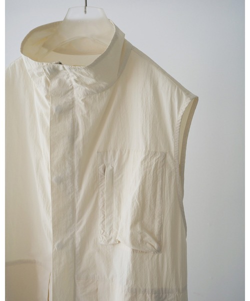 anuke（アンヌーク） ベスト ジレ Standcollar Pocket Vest レディース