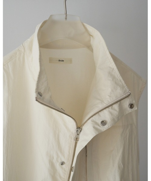 anuke（アンヌーク） ベスト ジレ Standcollar Pocket Vest レディース