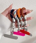 「5COLOR」カラビナ付きマルチストラップ/...の詳細画像2