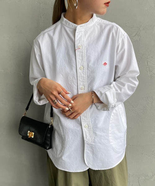 【新品】DANTON 長袖シャツ ホワイト Danton（ダントン） 長袖シャツ 38 ホワイト レディース : ZOZOTOWN