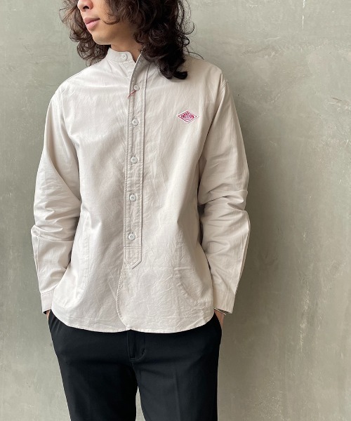 Danton（ダントン） 長袖シャツ 38 ホワイト レディース : ZOZOTOWN