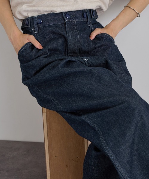 KURO ワイドパンツ ジーンズ デニム デニムパンツ レディース