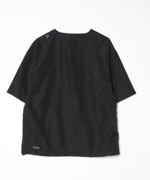 「TAION」 7分袖ブラウス M ブラック レディース_画像2