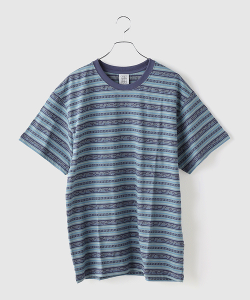 YESEYESEE（イエスアイシー） tシャツ Y.E.S Jacquard Stripe Tee