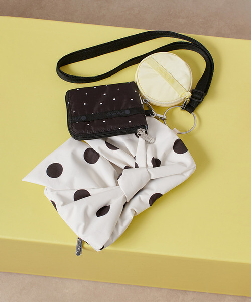スマホショルダー ポーチ BOW MULTI POUCH SET ポルカドットマルチスナイデル レディースの画像