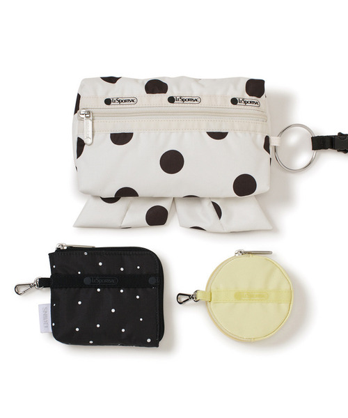 スマホショルダー ポーチ BOW MULTI POUCH SET ポルカドットマルチスナイデル レディースの画像