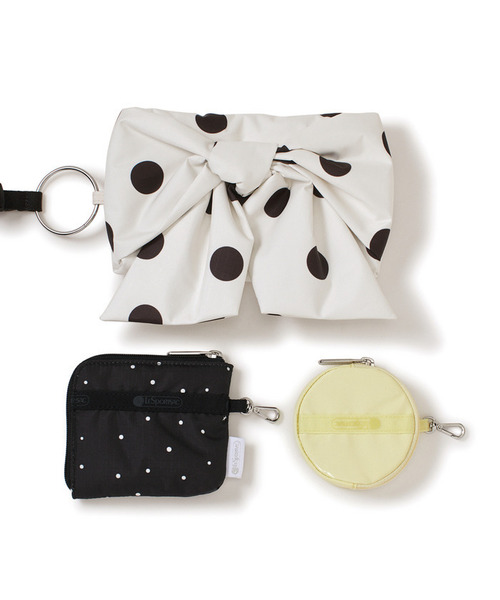 スマホショルダー ポーチ BOW MULTI POUCH SET ポルカドットマルチスナイデル レディースの画像