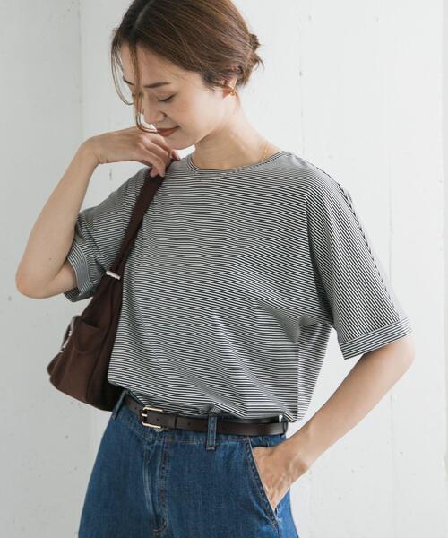 「URBAN RESEARCH DOORS」 半袖カットソー MEDIUM ホワイト レディース_画像2